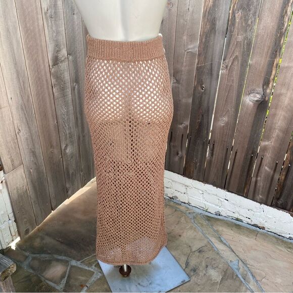 MONDAY SWIMWEAR CAPE MAY SKIRT - HUSK CROCHET size small - Picture 10 of 12